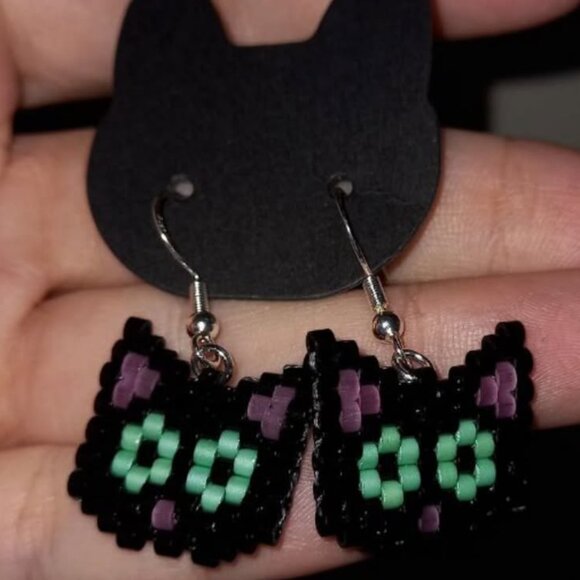 🐾✨ Handcrafted Cat Earrings – Perfect for Everyday Wear or Halloween ✨🐾 - Picture 4 of 4